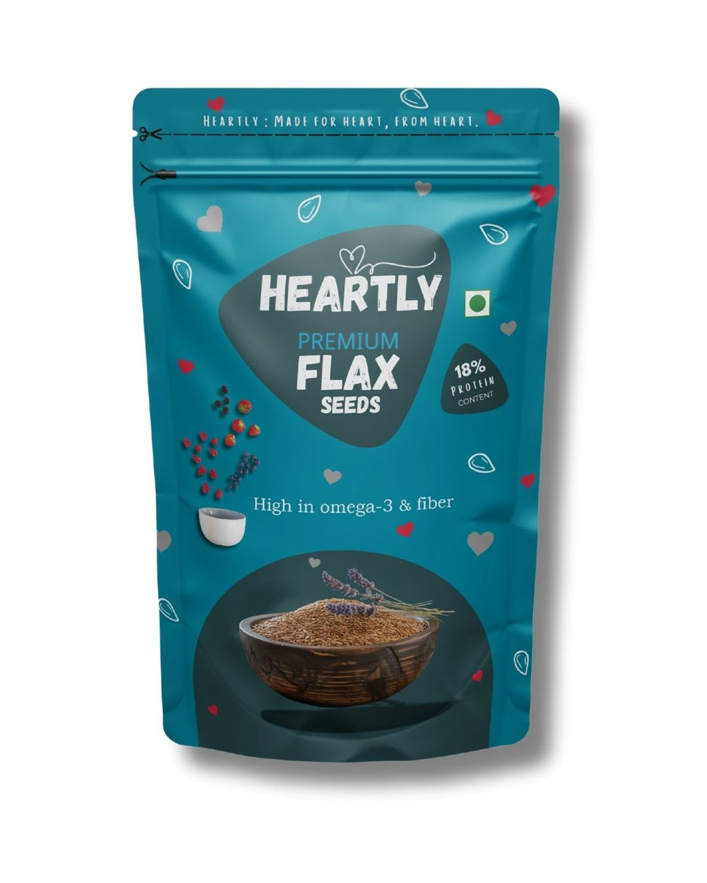 Heartly Flax Seeds 200g