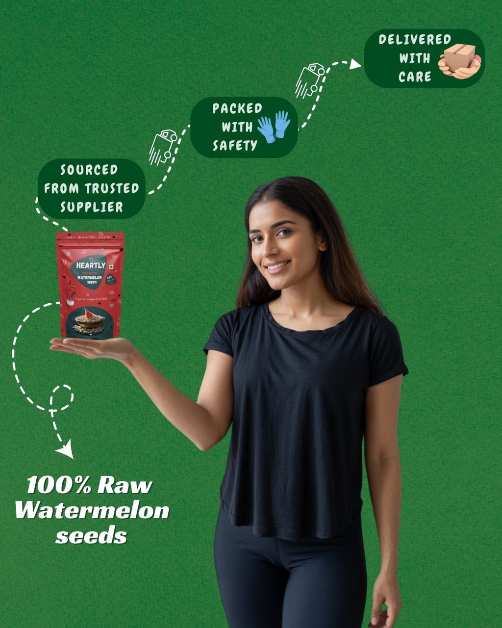 Heartly Watermelon Seeds 200g