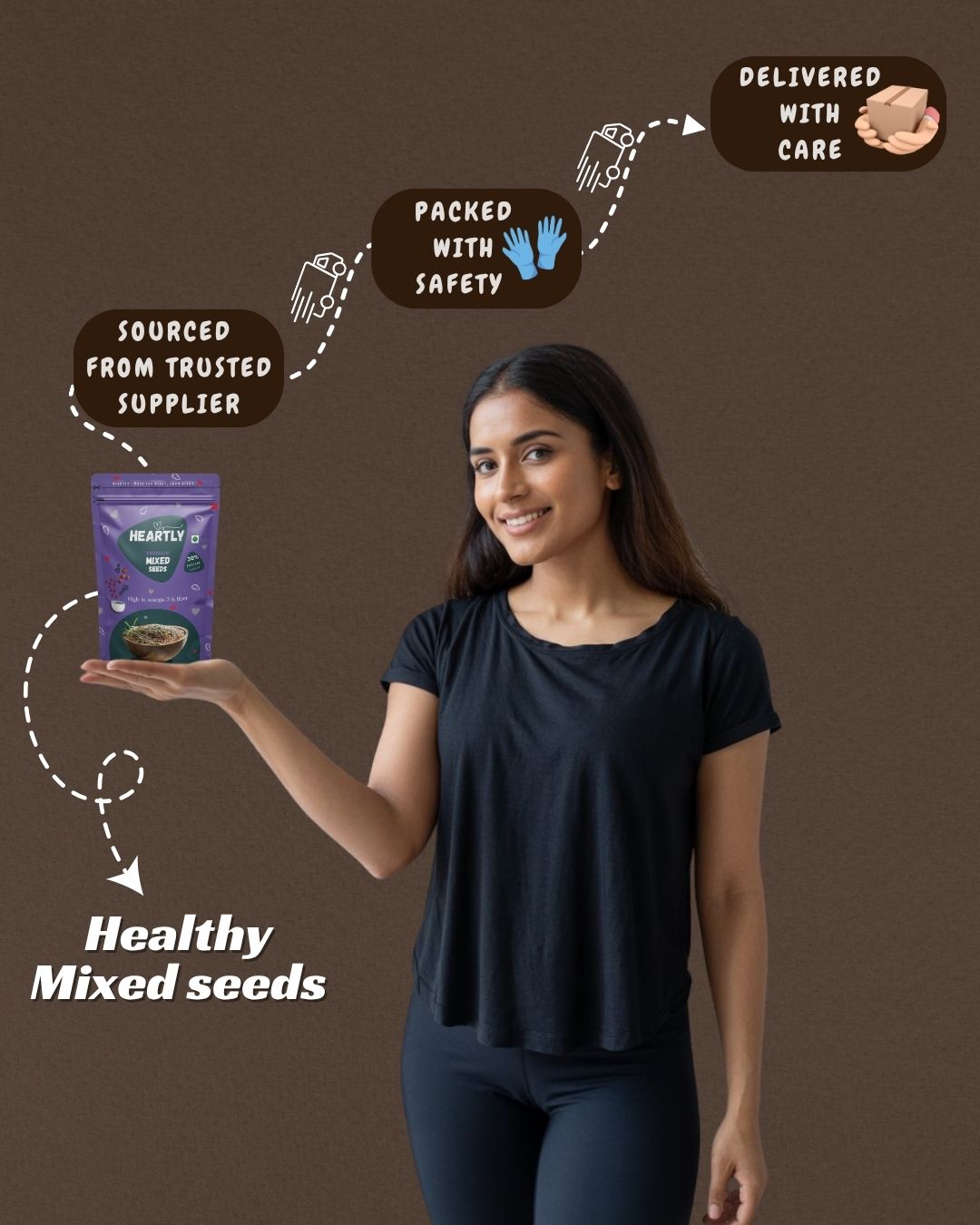 Heartly 5-in-1 Mixed Seeds 200g